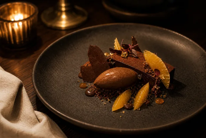 Postre de alta cocina