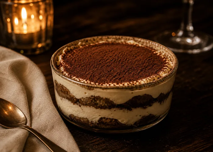 Tiramisù della casa con mascarpone y espresso
